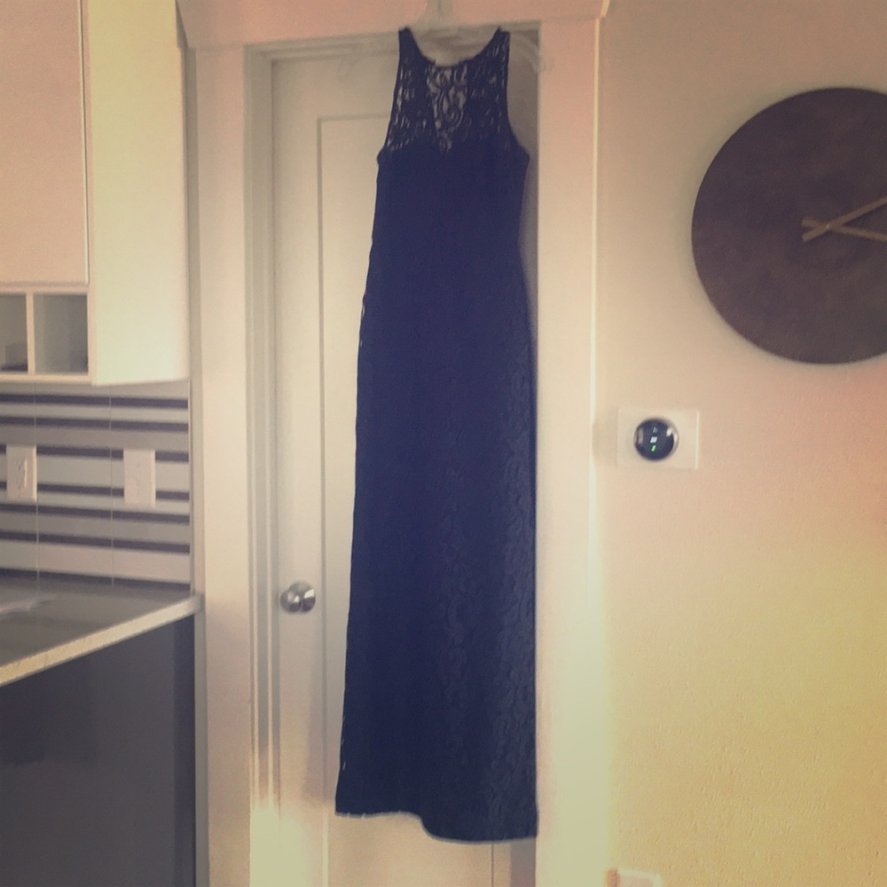 JCrew navy bridesmaids dress